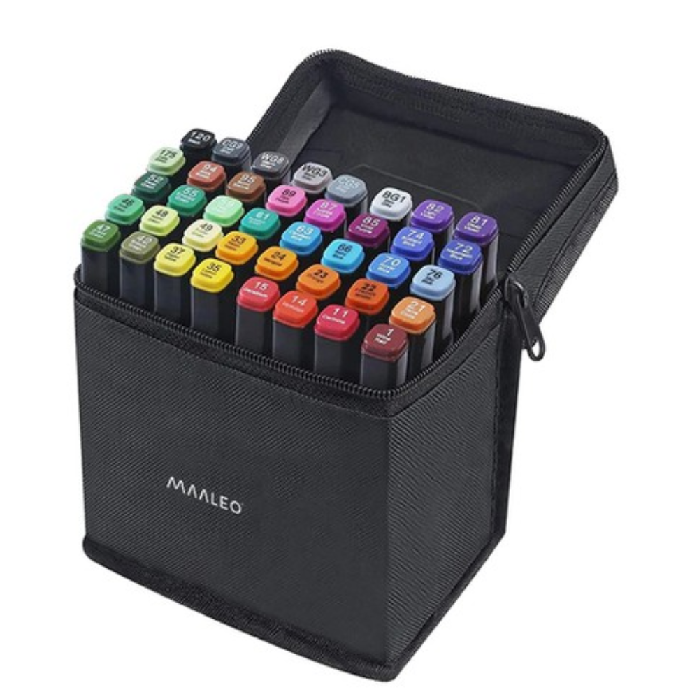 Doppelseitige Marker / Stifte - Set mit 40 Stück