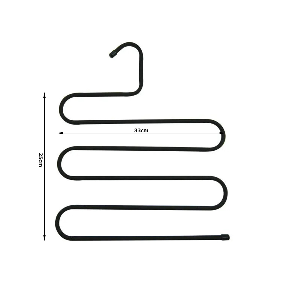 Hosenbügel für Garderobe 5 Paar massiv