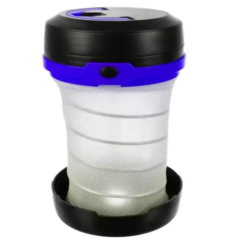2in1 faltbare Campinglampe – blau