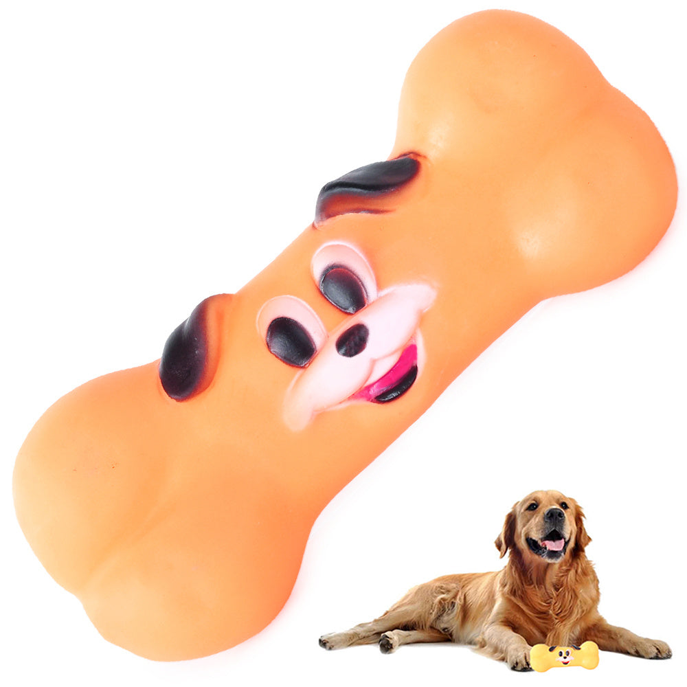 Quietschendes Hundespielzeug Knochen – 7 cm