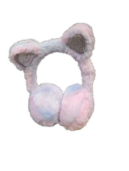 Flauschige Ohrenschützer mit Katzenohren