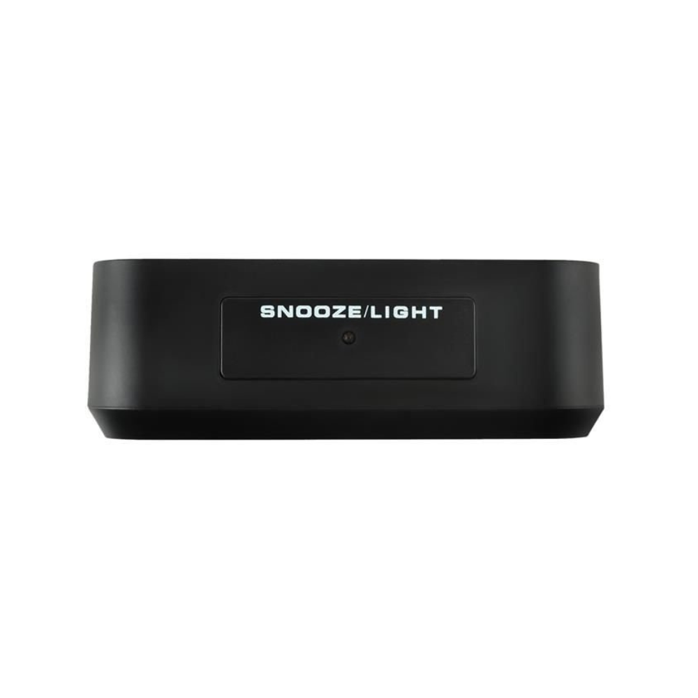 Wecker - schwarze LED-Digitaluhr 13,6x7,7cm