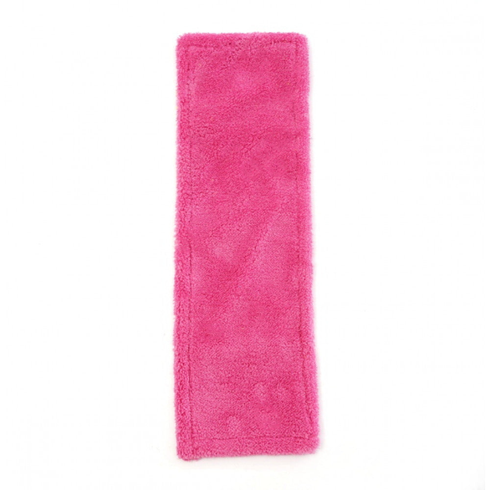 Mikrofaser-Flachmopp Ersatztuch - Rosa 42x13 cm