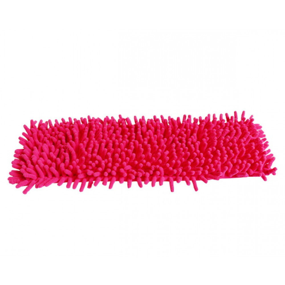 Mikrofaser-Flachmopp Ersatztuch - Rosa 40x12 cm