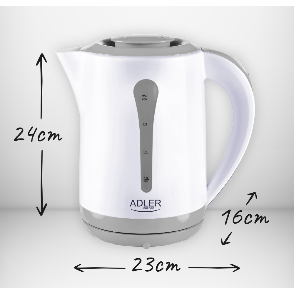 AD 1244 Wasserkocher Kunststoff 2,5 L