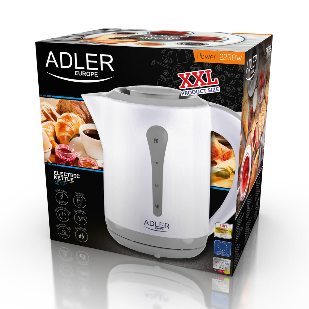 AD 1244 Wasserkocher Kunststoff 2,5 L