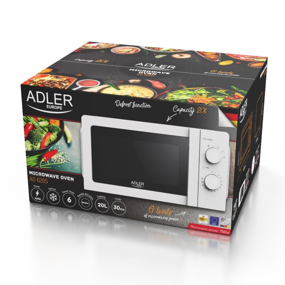 AD 6205 Backofen Mikrowelle 20 L