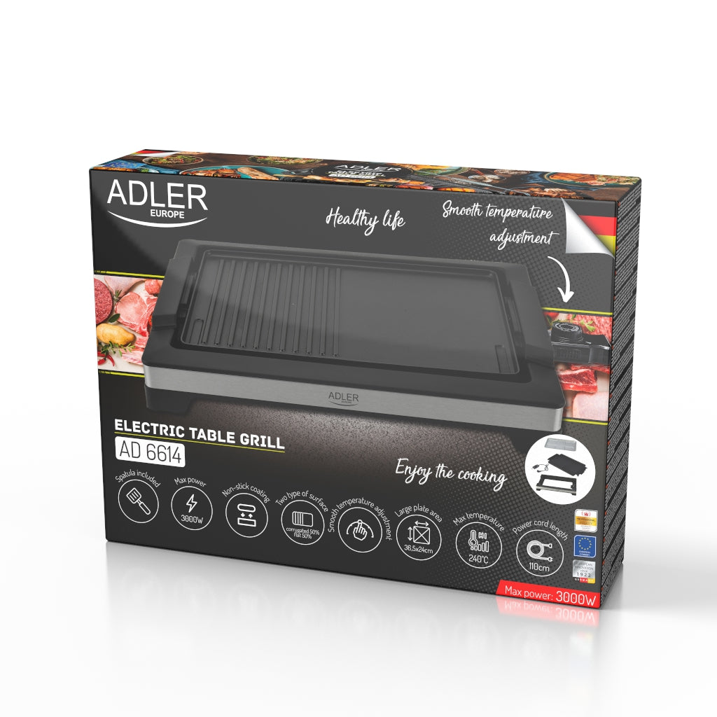 AD 6614 Tischgrill 2000W