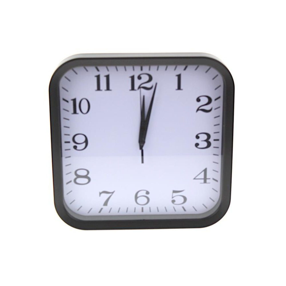 Wanduhr weiss – 28x28x3cm