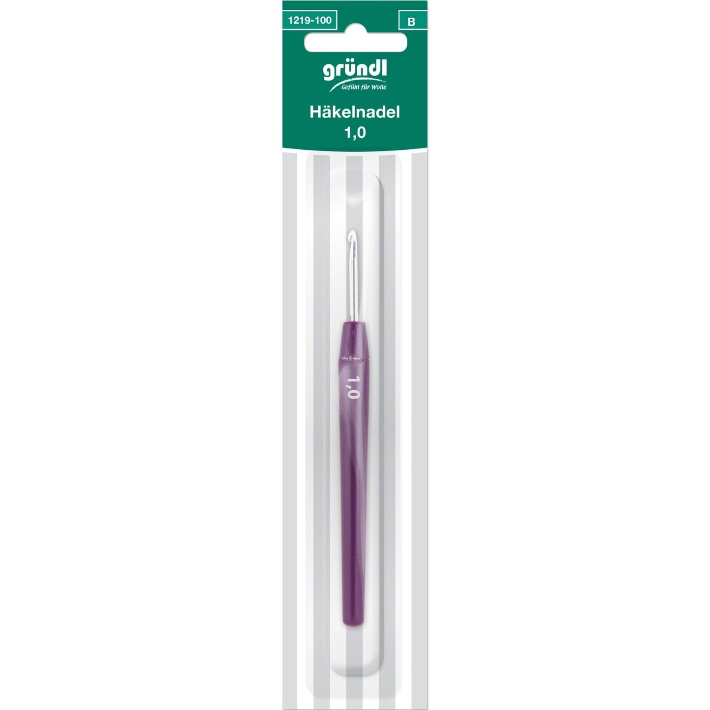 Gründl Häkelnadel mit Griff 1,00 mm