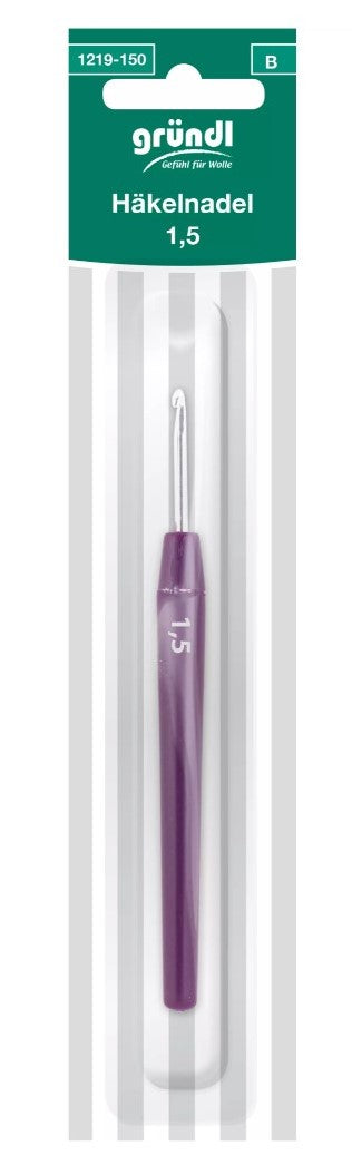Gründl Häkelnadel mit Griff 1,50 mm