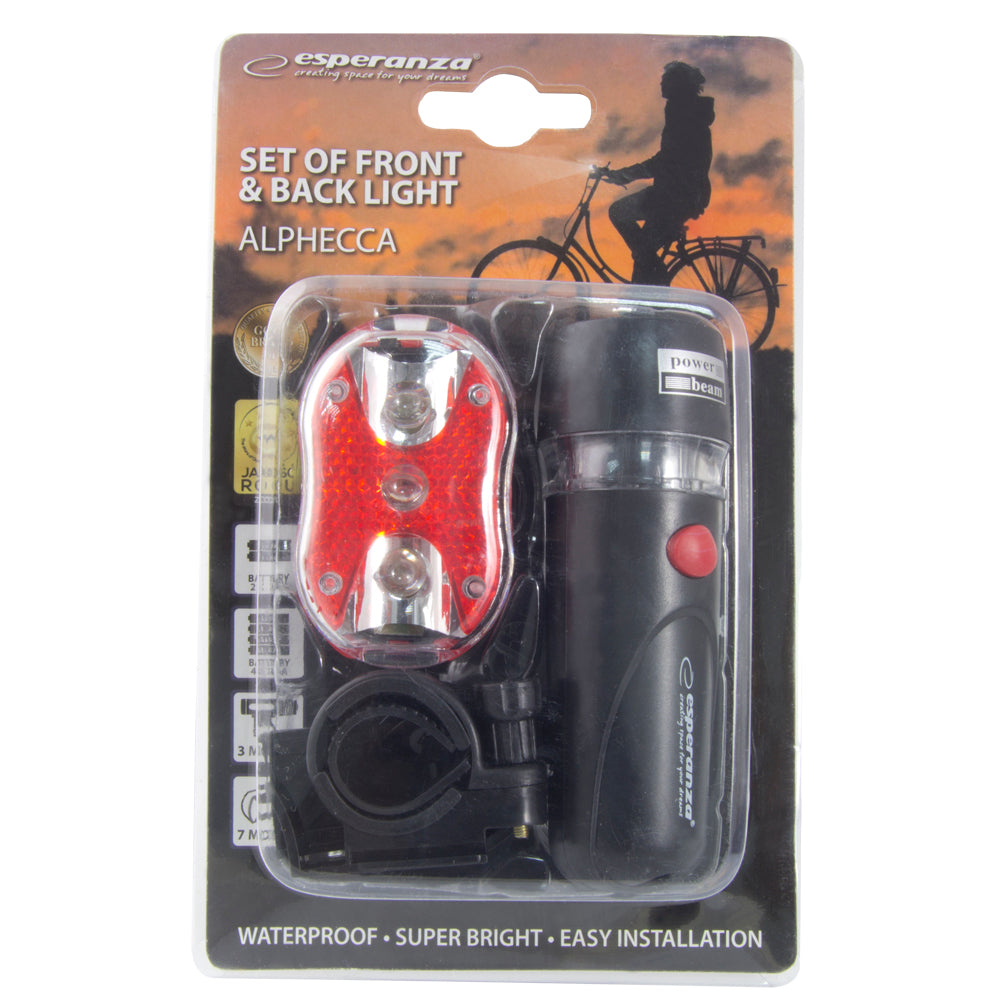 EOT015 Fahrrad Heck & Front LED Licht Set