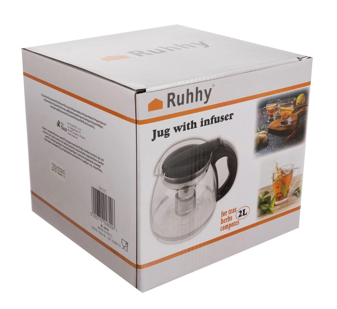 Teekanne mit Infuser 2L