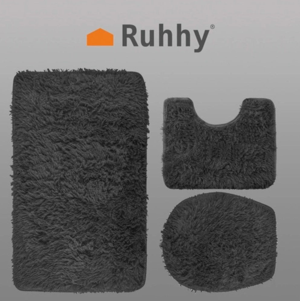Antirutsch-Badematte Set - 3-teilig