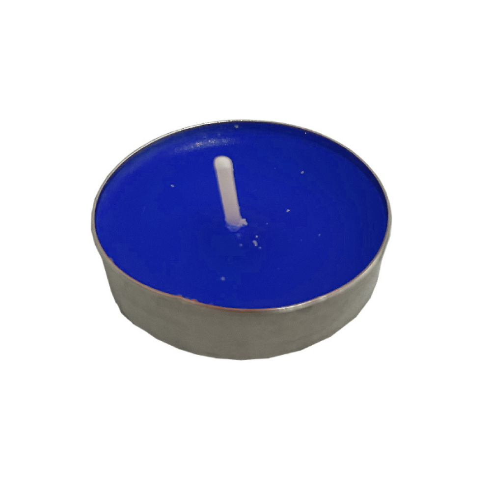 10 Stk. Teelichter in einer Box - verschiedene Farben