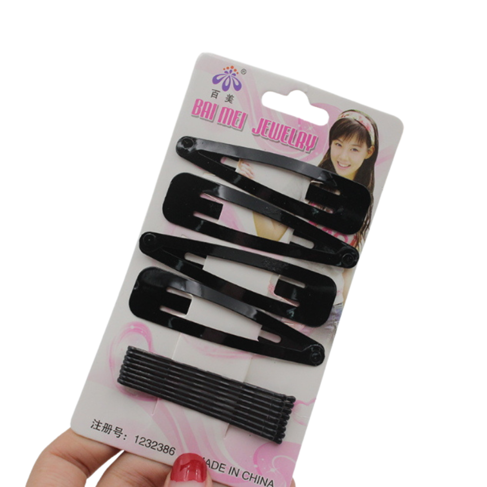 Haarspangen + Haarnadeln Set – 13 x 7 cm
