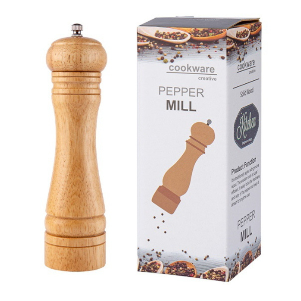Salz-Pfeffermühle aus Holz – 22x5,5cm