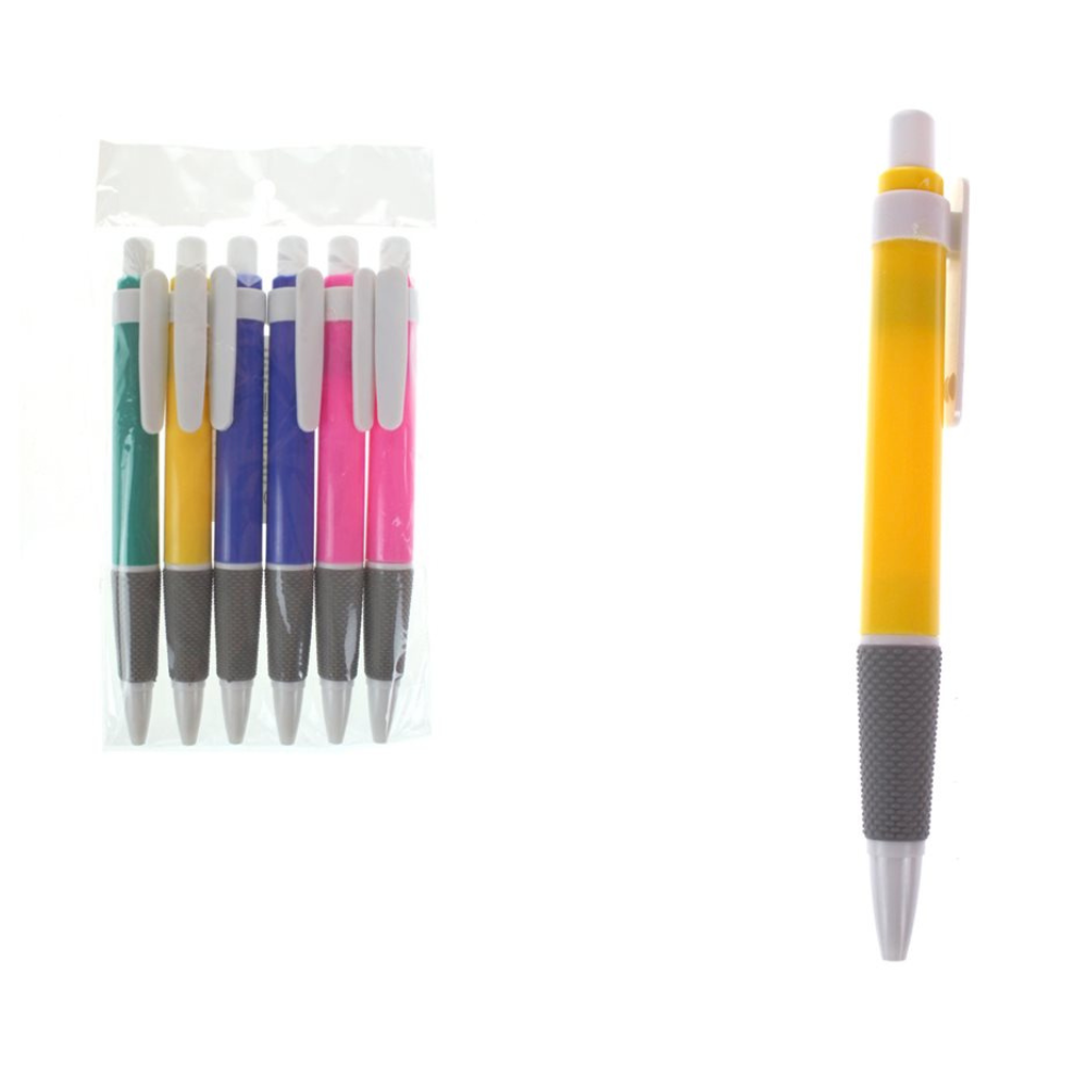 6er Set Kugelschreiber