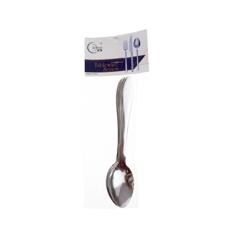 6-Teiliges Stahlbesteck Teelöffel Set – 14cm