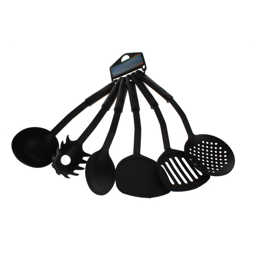 6er-Set Küchenutensilien aus Kunststoff - 30 cm