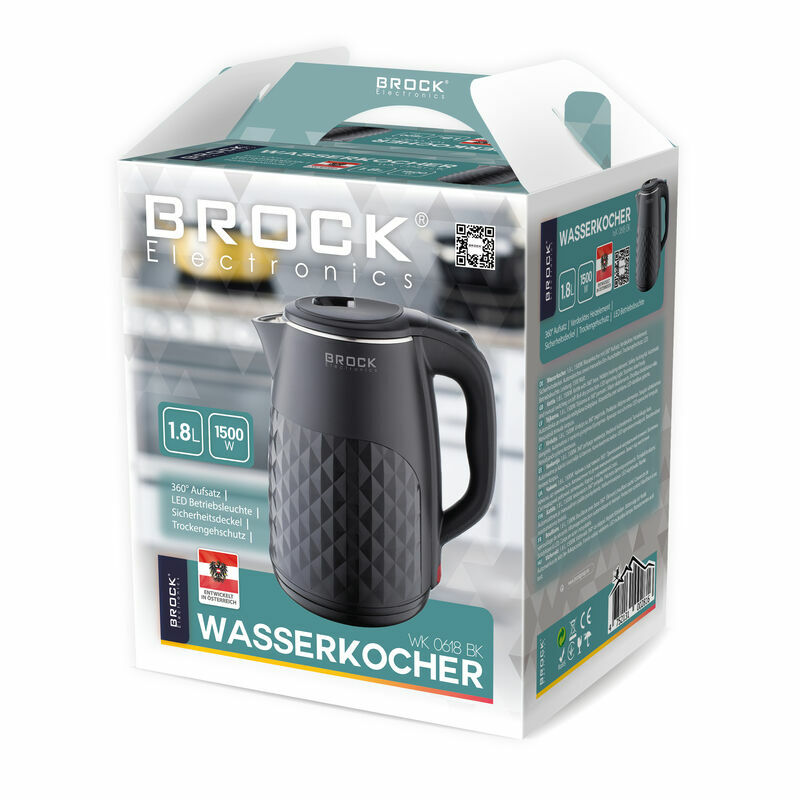 WK 0618 BK Wasserkocher 1,8 L