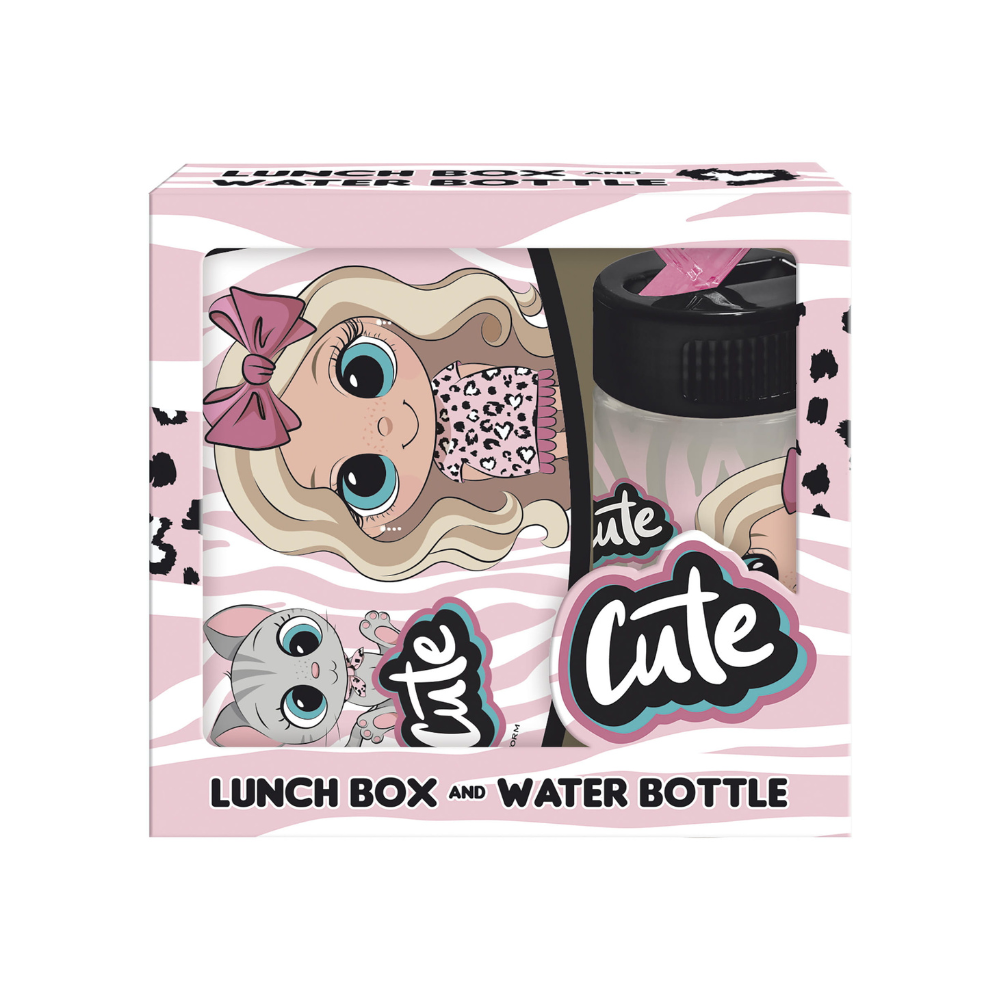2er-Set Kinder Lunchbox + Wasserflasche