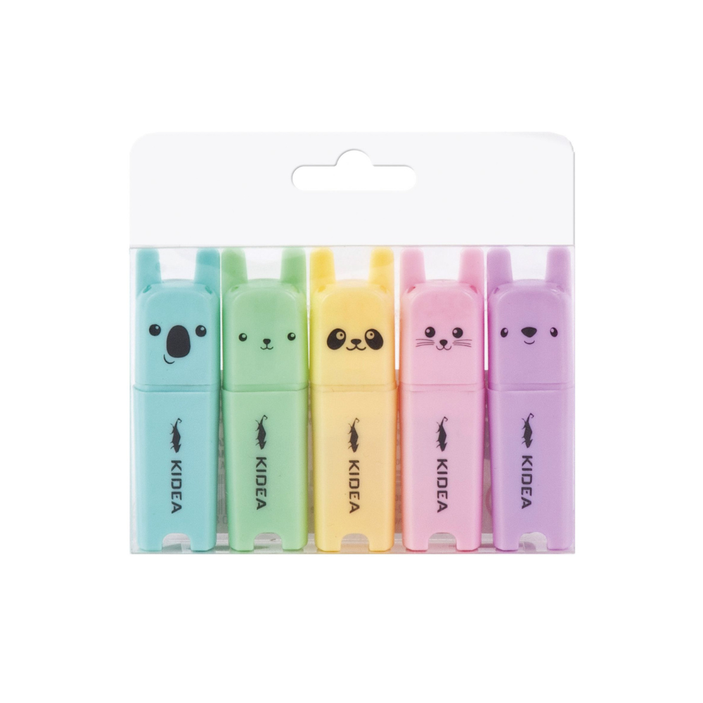 Tier-Textmarker – 5er-Set