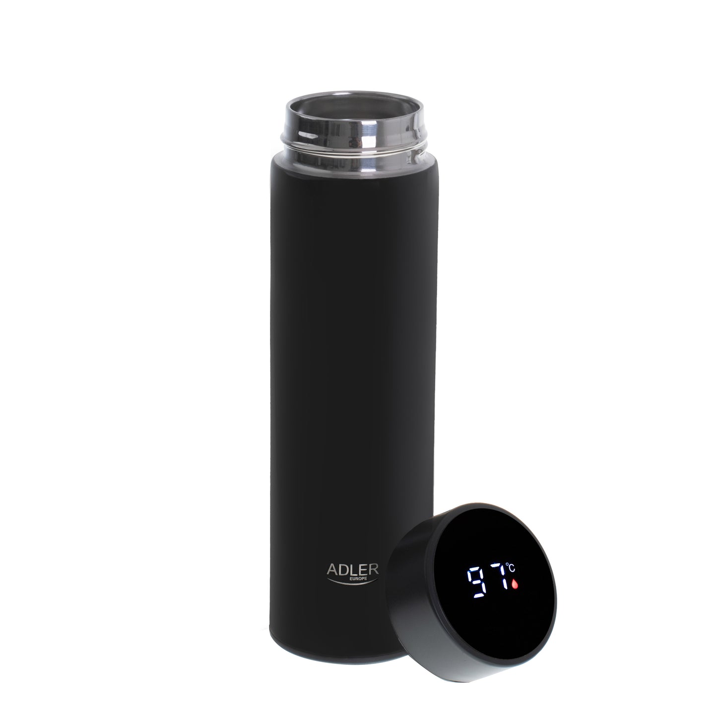 AD 4506 bk Thermobecher mit LED-Anzeige – 473ml