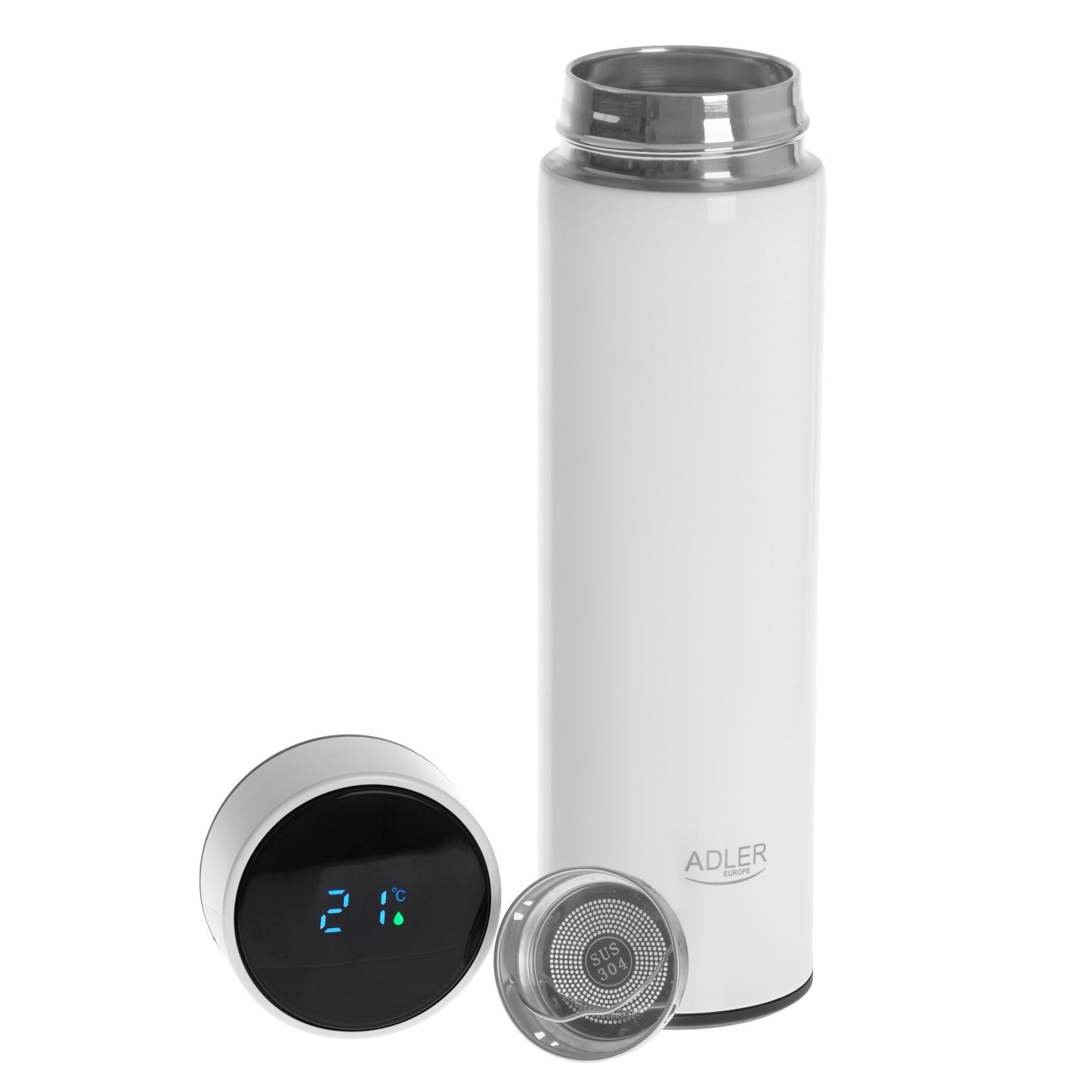 AD 4506 w Thermobecher mit LED-Anzeige – 473ml