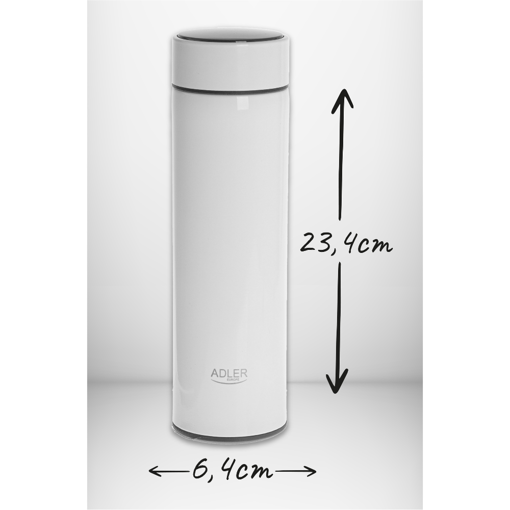 AD 4506 w Thermobecher mit LED-Anzeige – 473ml