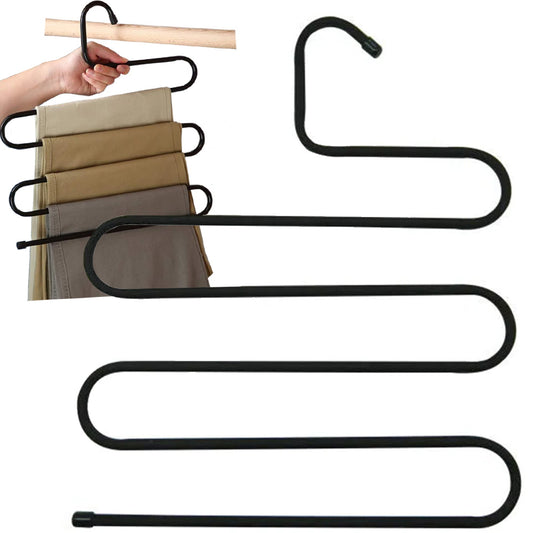 Hosenbügel für Garderobe 5 Paar massiv