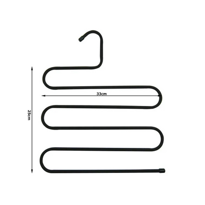 Hosenbügel für Garderobe 5 Paar massiv