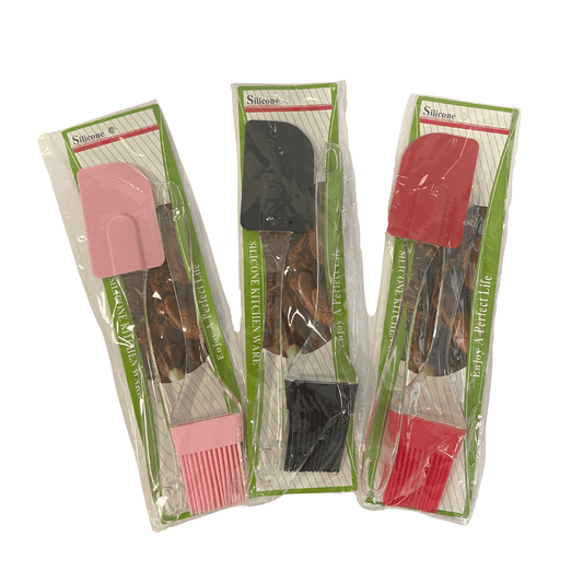 03957 Silikonpinsel & Teigschaber Set