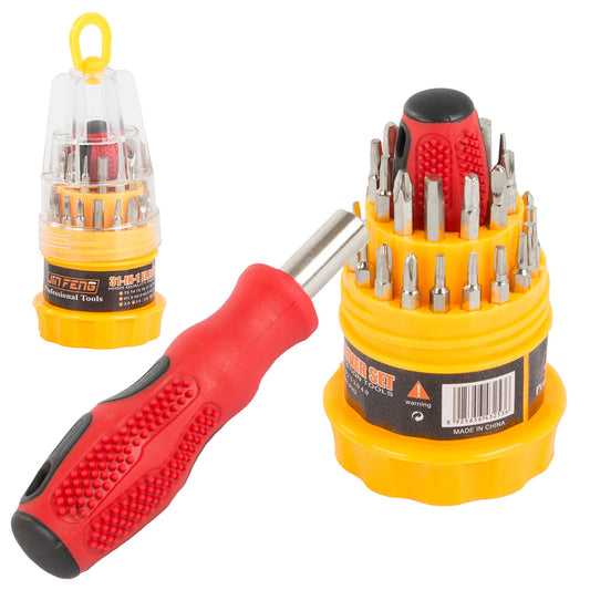 Präzisions-Torx-Schraubendreher 31-tlg. Magnet. Schraubendreher