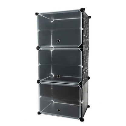 Modulares Schuhregal - 6 Ebenen
