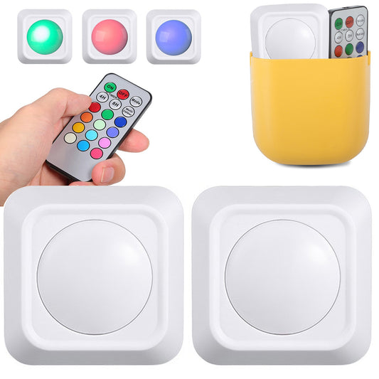 2er Set RGB-LED-Nachtlicht inkl. Fernbedienung