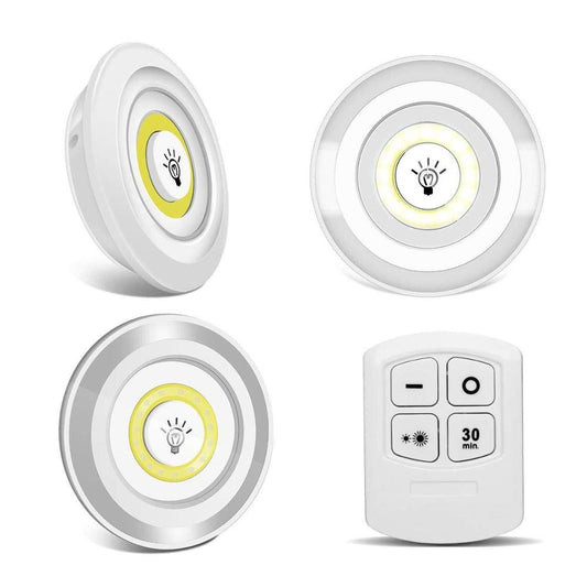 3x Cob-Lampe, kabellos + Fernbedienung