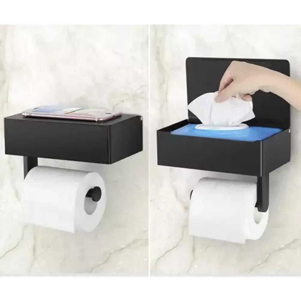 Toilettenpapierhalter mit Ablage