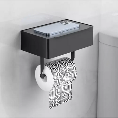 Toilettenpapierhalter mit Ablage