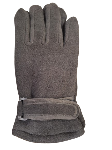 Wärmende Handschuhe mit verstellbarem Riemen