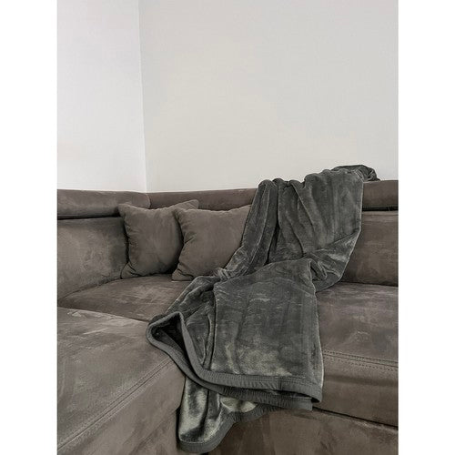 Decke,  160 x200 cm - grau