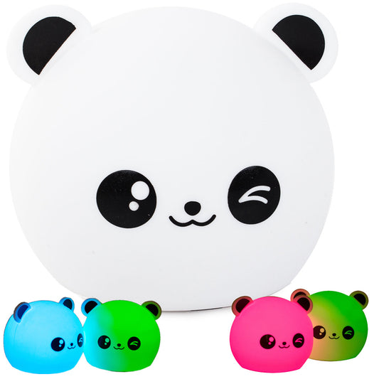 Kinder-LED-Nachtlicht Panda RGB, Touch