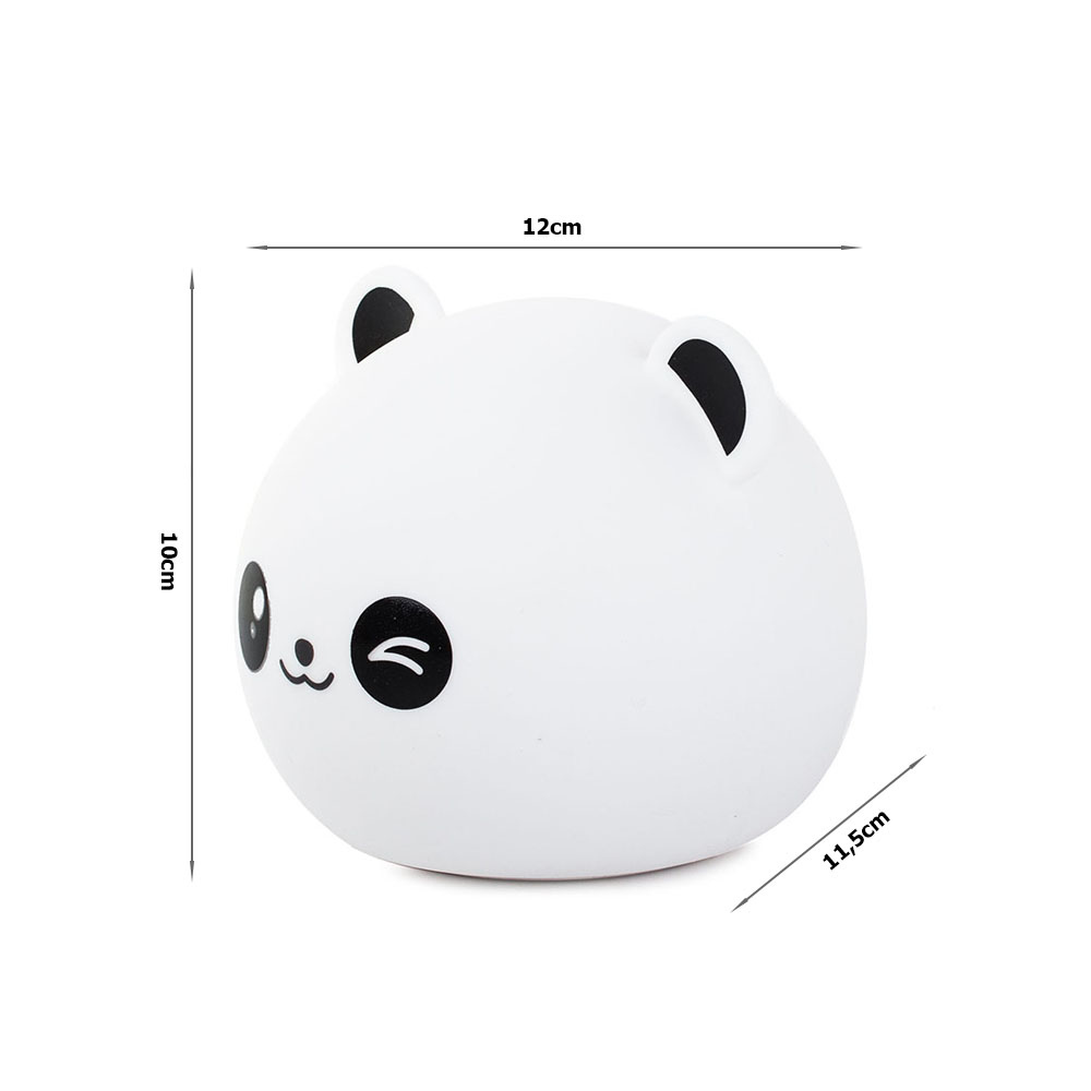 Kinder-LED-Nachtlicht Panda RGB, Touch