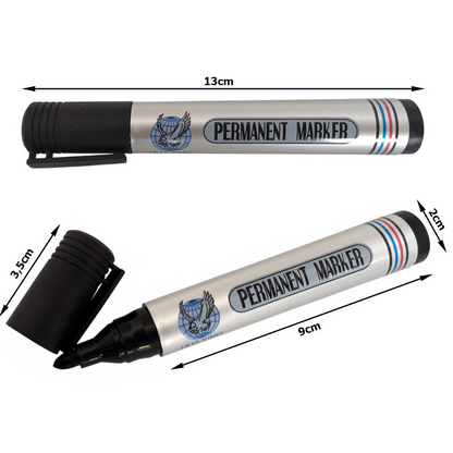 Permanentmarker schwarz wasserfest