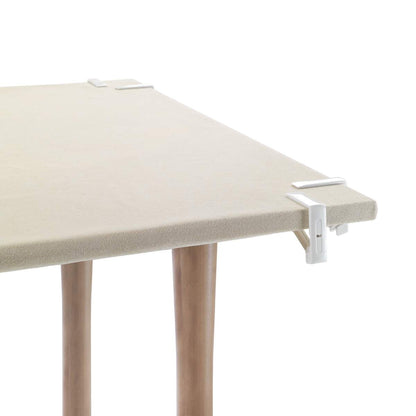 Metaltex Tischtuchklammern verstellbar, 4er Set, Kunststoff