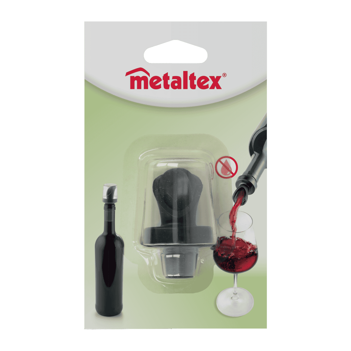 Metaltex Weinausgiesser mit Verschluss, ABS