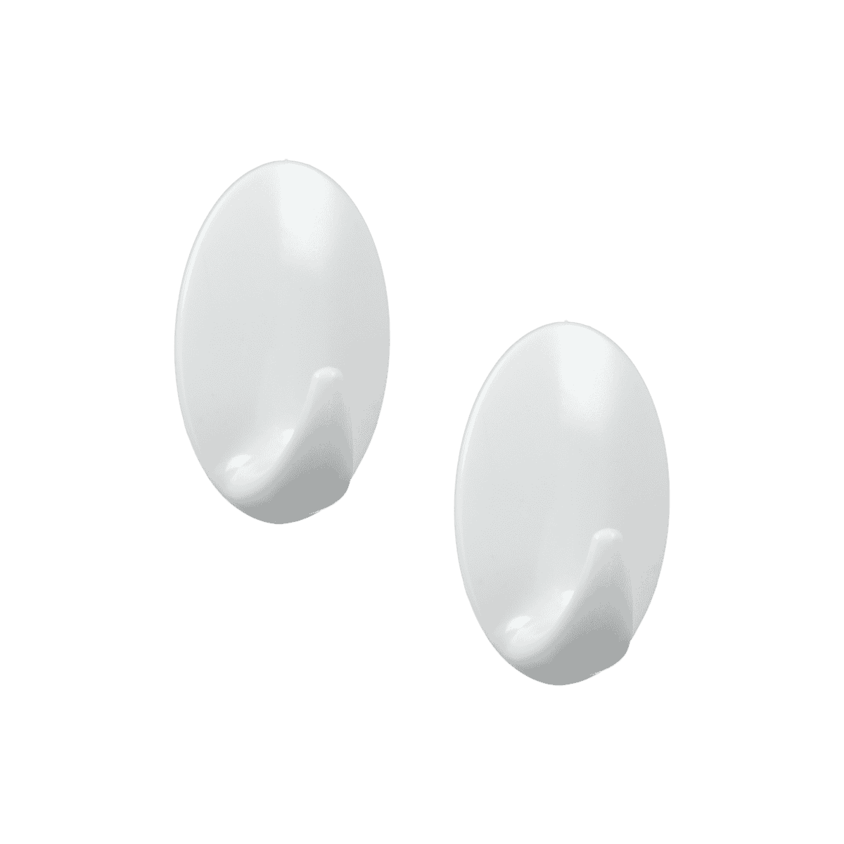Metaltex Hafthaken Eiform gross, 2er Set, ABS