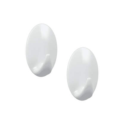 Metaltex Hafthaken Eiform gross, 2er Set, ABS