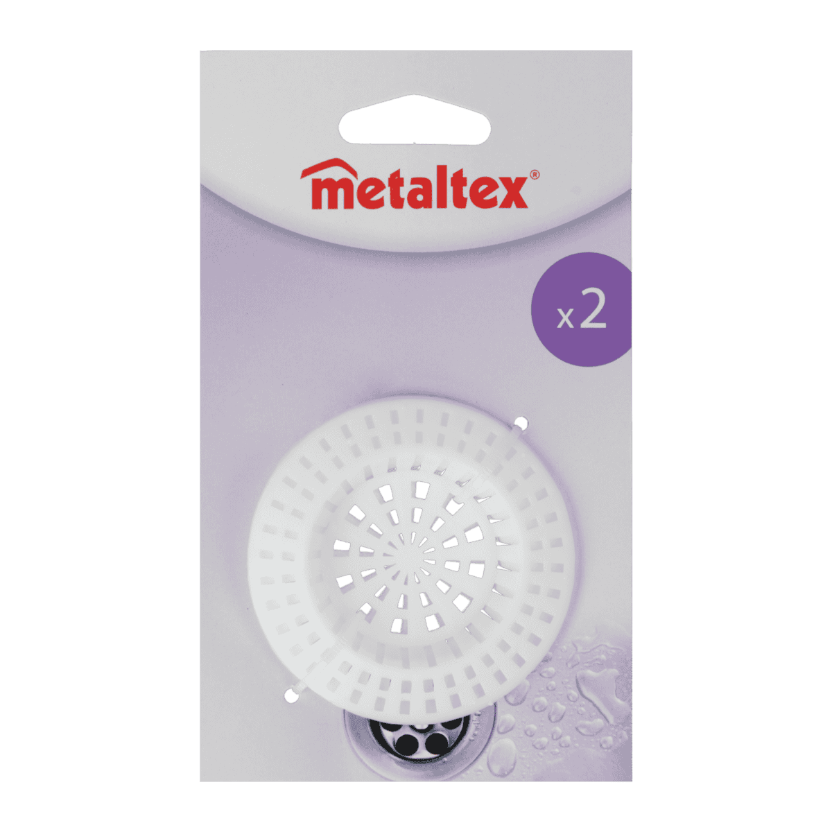 Metaltex Abfluss-Sieb (2er Set)