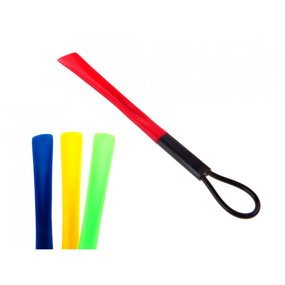 Schuhlöffel aus Kunsstoff 45 cm - Farbmix